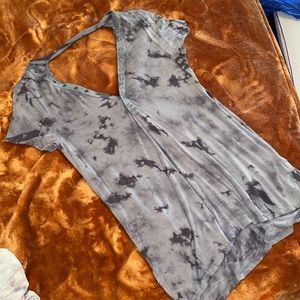 Small Soft & Sexy Open Back Tie Dye Shirt